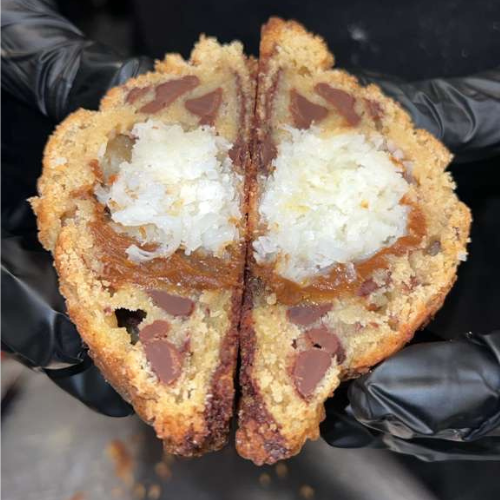Coconut Cookie With Dulce De Leche